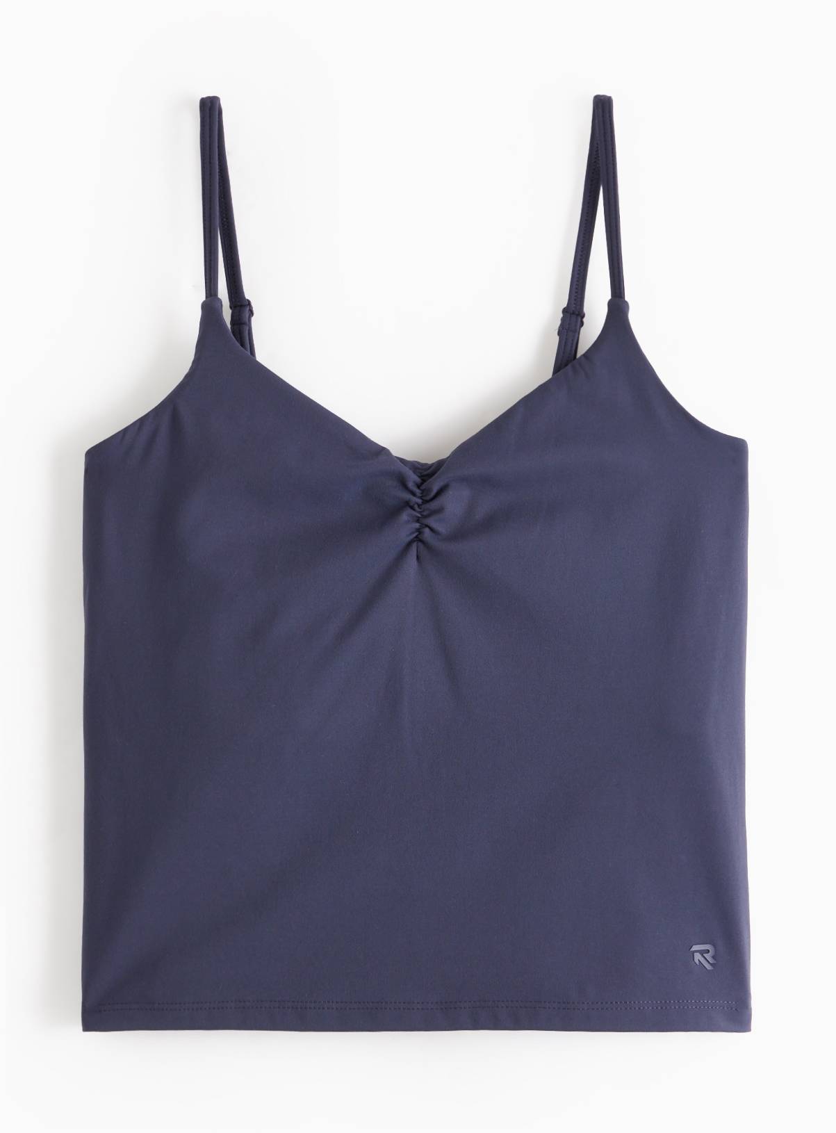 REAKTIV Blue Soft Touch Yoga Ruched Detail Co-ord Vest M - Image 5